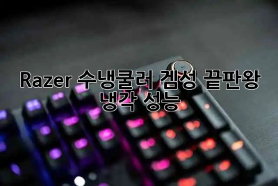 Razer 수냉쿨러: 겜성 끝판왕 냉각 성능🔥