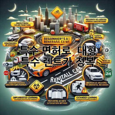 특수 면허로 🚀 대형 & 특수 렌트카 정복!