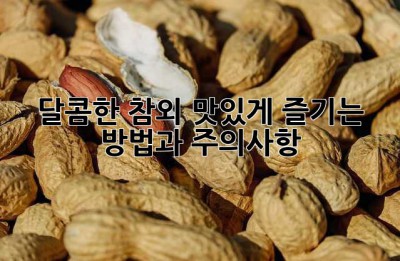 달콤한 참외, 맛있게 즐기는 방법과 주의사항!