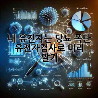 내 유전자는 당뇨 폭탄?💣 유전자검사로 미리 알기!