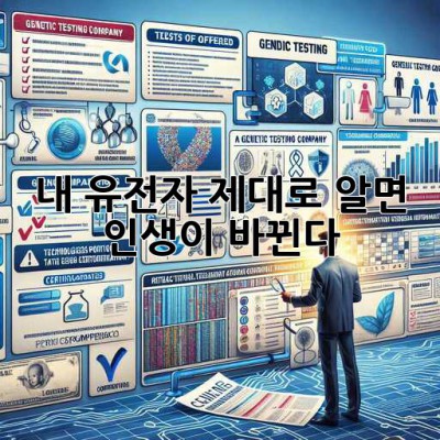 내 유전자, 제대로 알면 인생이 바뀐다?! 🧬🔍
