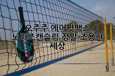 오주주 에어팟맥스 노이즈캔슬링: 정말 조용한 세상?