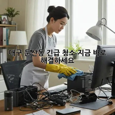 대구 둔산동 긴급 청소, 지금 바로 해결하세요!